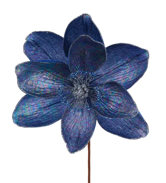 11in Blue Magnolia (9in Bloom)