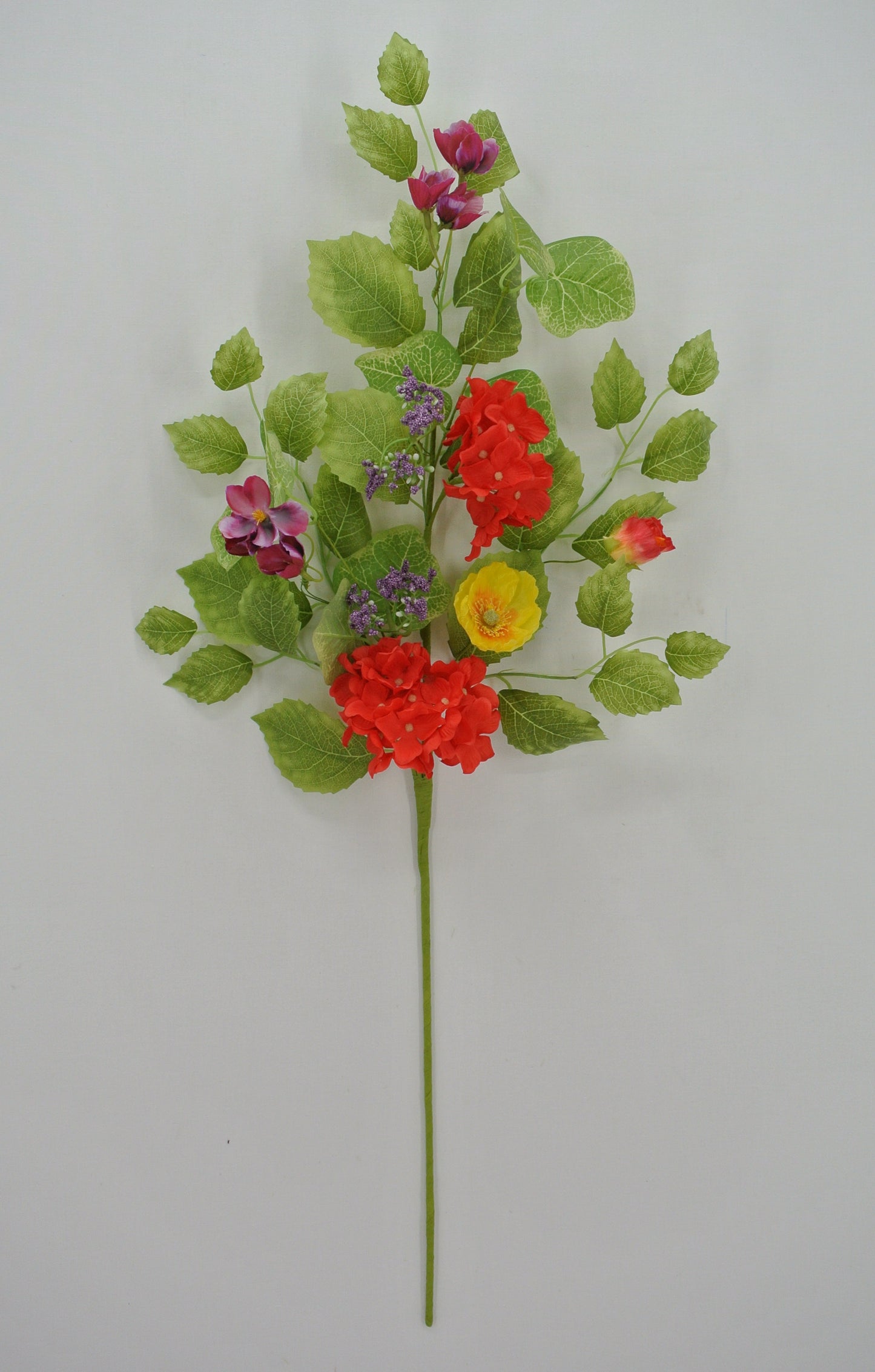 39in Poppy Hydrangea Spray