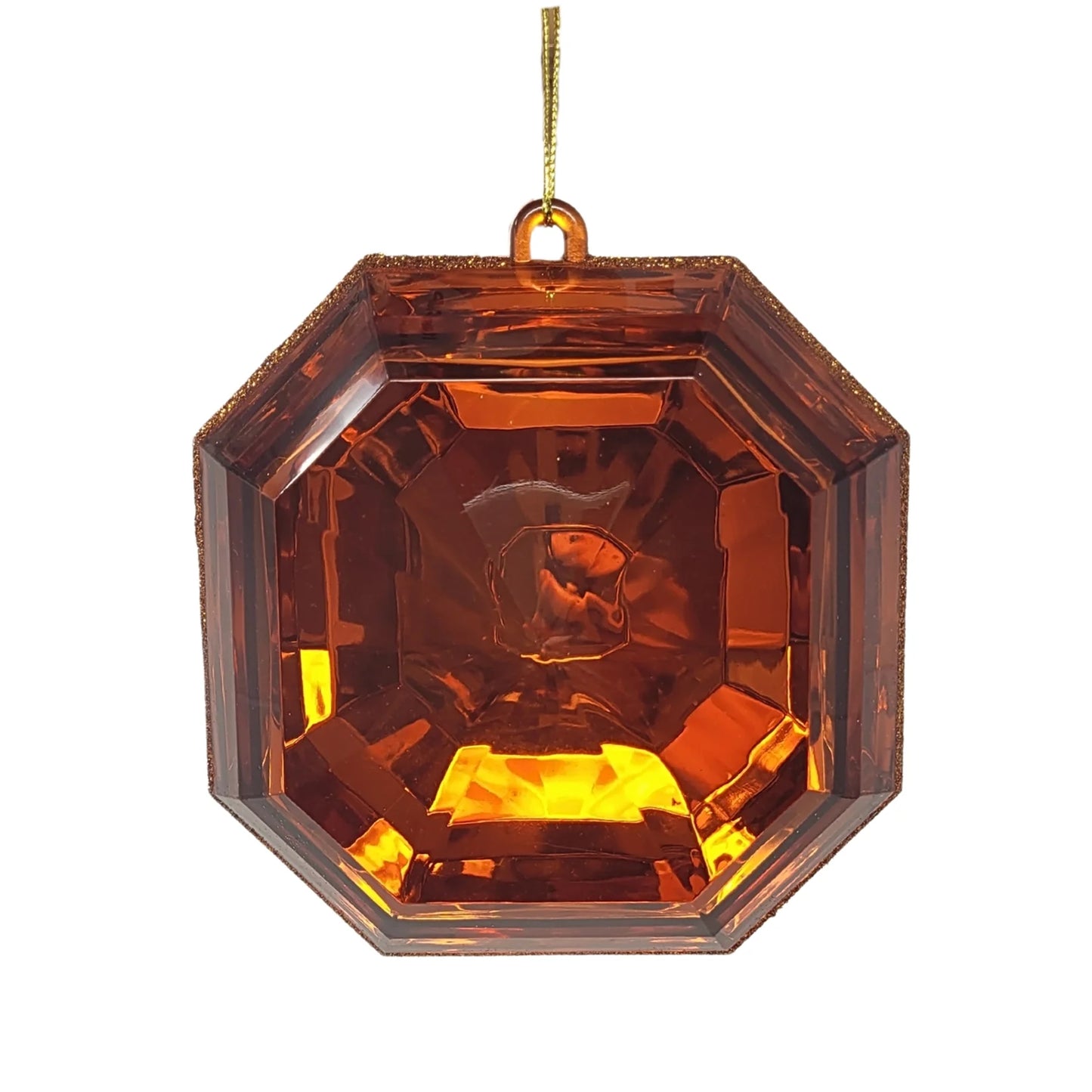 6in Square Gem Stone COPPER