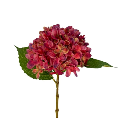 21in Full Garden Pink/Plum Hydrangea