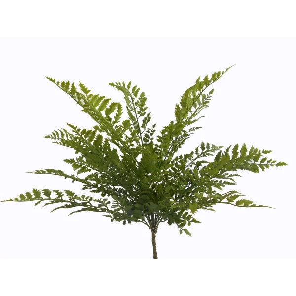 18in LtGreen Fern x 18 - Premium Artificial Greenery for Wreaths, Arrangements & Home Decor