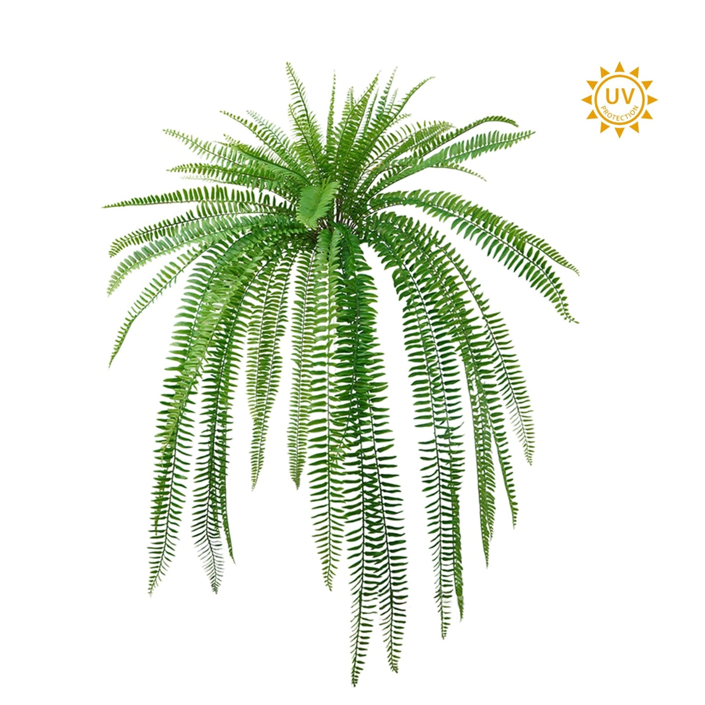 36in UV Boston Fern w/63 Leaves