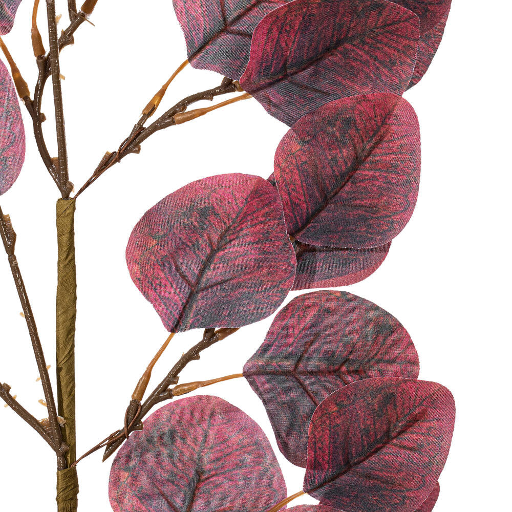 32in Burgundy Eucalyptus Leaf Spray adb