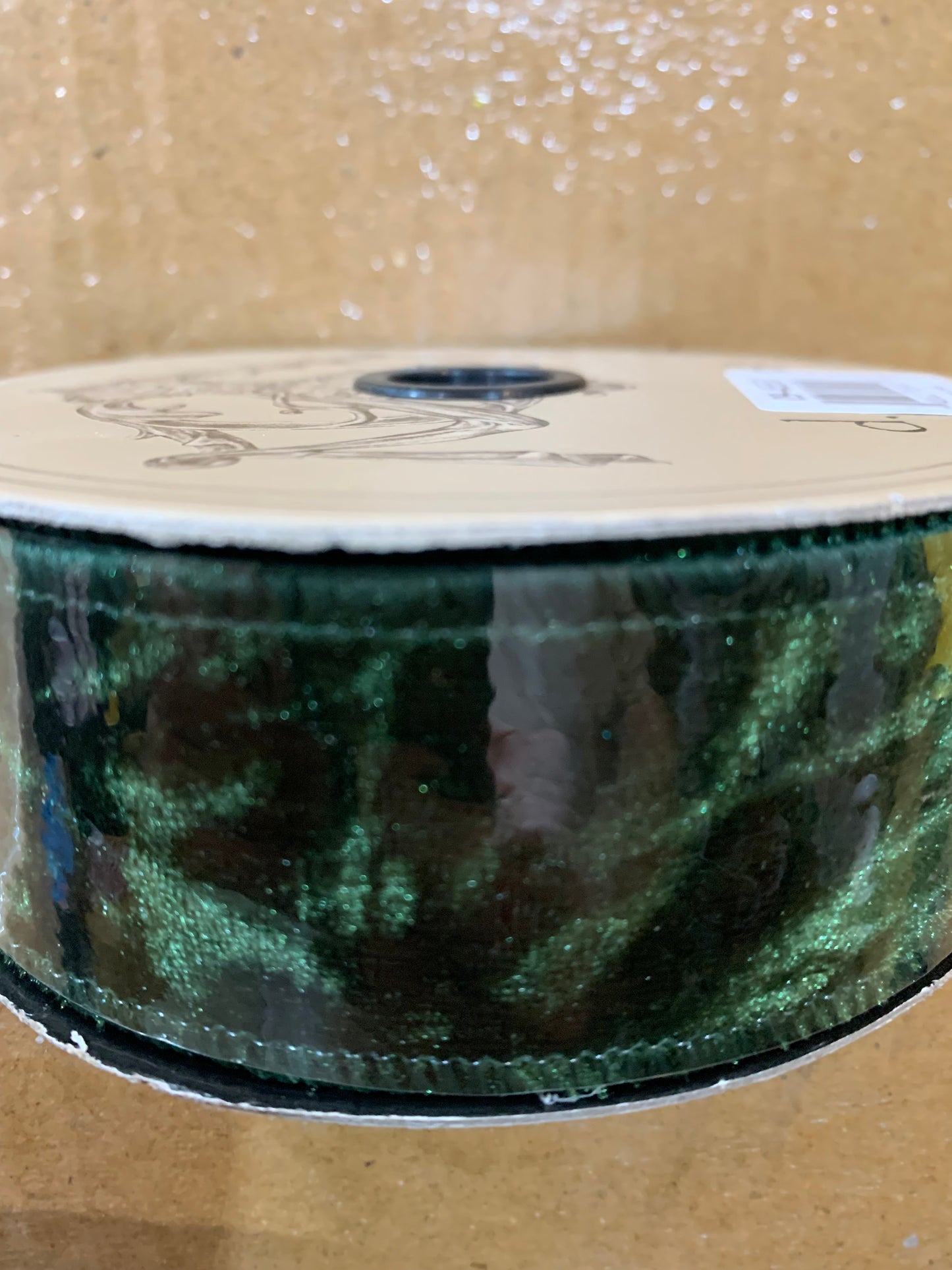 1.5inx10yd DStevens Velvet EMERALD