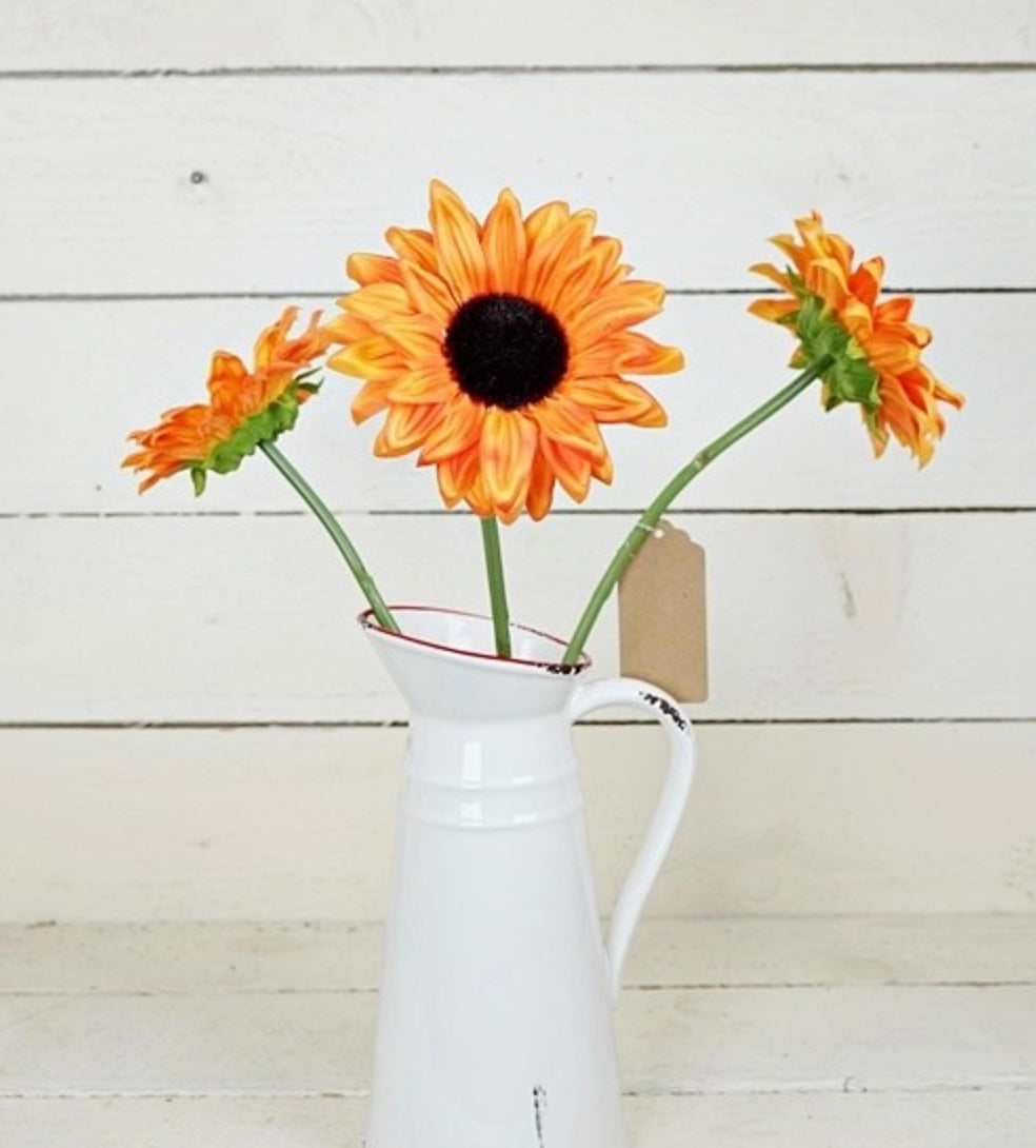 20in Real Touch Sunflower ORANGE