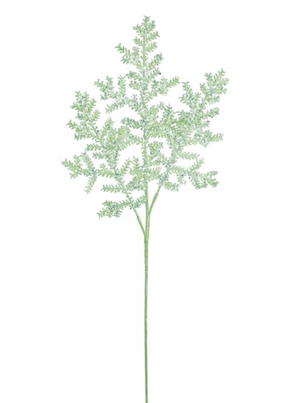 34in Metallic Trailing Seed Vine GREEN/SILVER