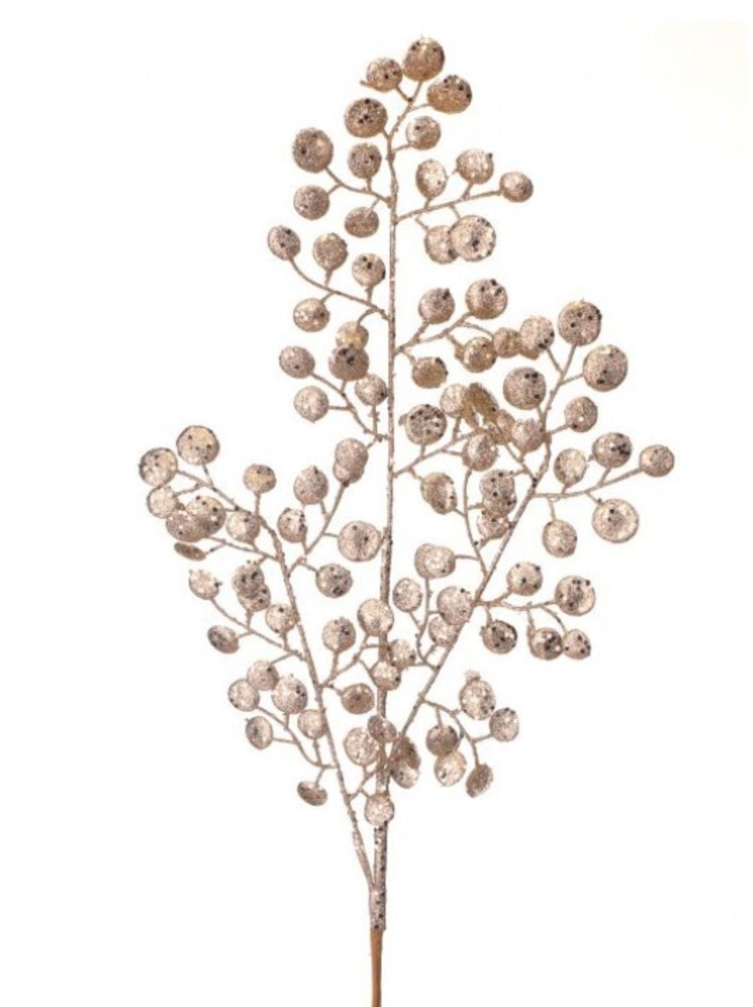 29in Glitter Mini Eucalyptus Leaf Spray Regency