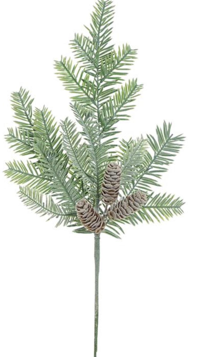 20in Hemlock Pine w/Cones Select Artificial