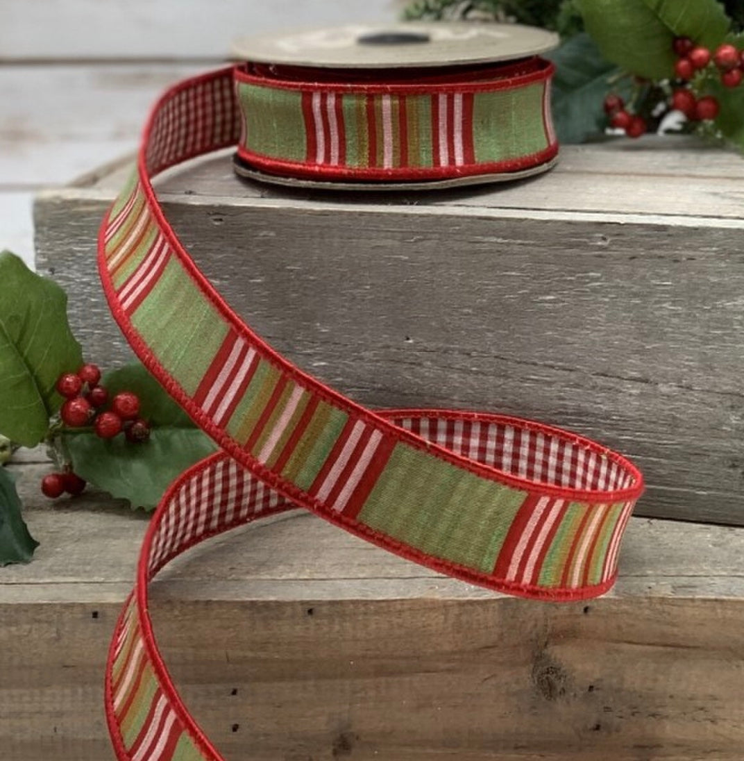 1in NORTH POLE Faux Dupion Plaid