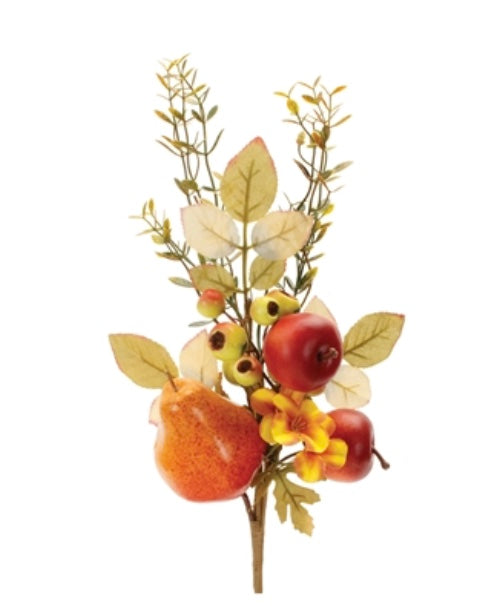 17in Mixed Fall Fruit Spray