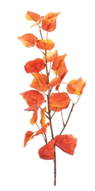 31in Fall Leaf Spray FLAME