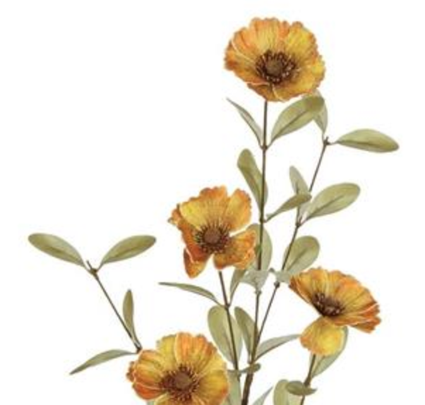 35in Taupe Fall Cosmos Spray Select Artificial