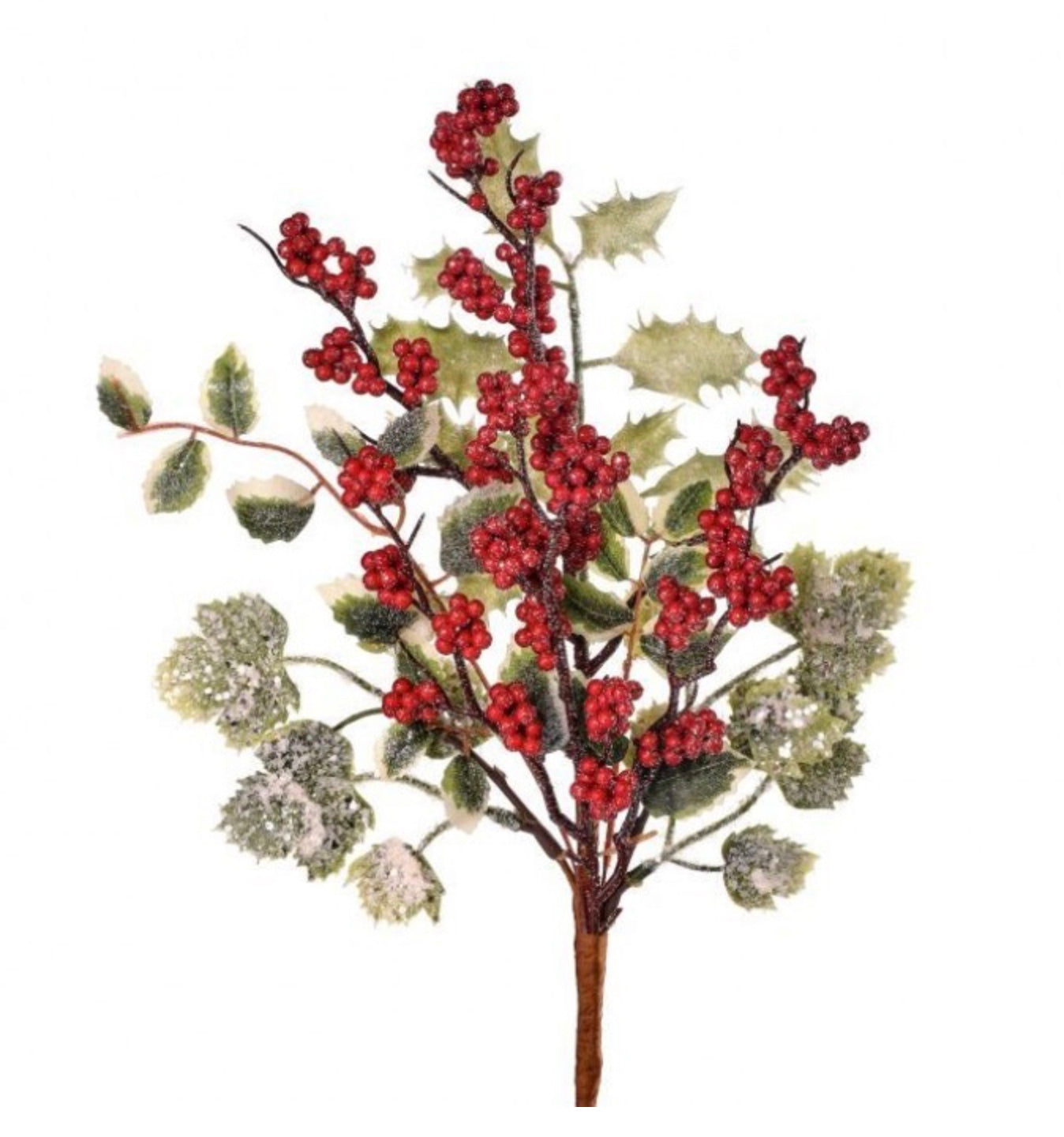 16in Frosted RED Berry Holly RE/GR/WH
