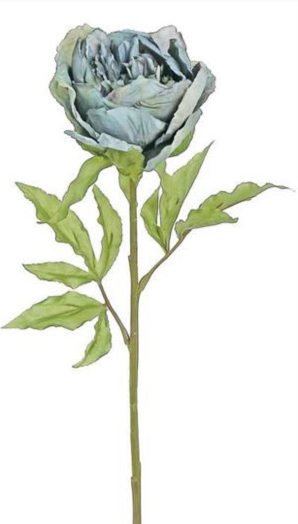 26in Vintage Peony ANTIQUE BLUE adb