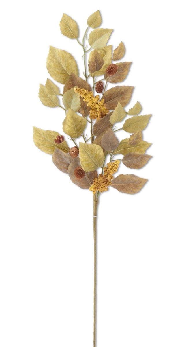 30in Birch w/Mustard Spikes
