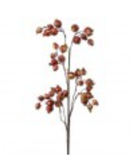 30in Beaded Metallic Mini Pomagranate - Premium Artificial Greenery for Wreaths, Arrangement & Home Decor Regency