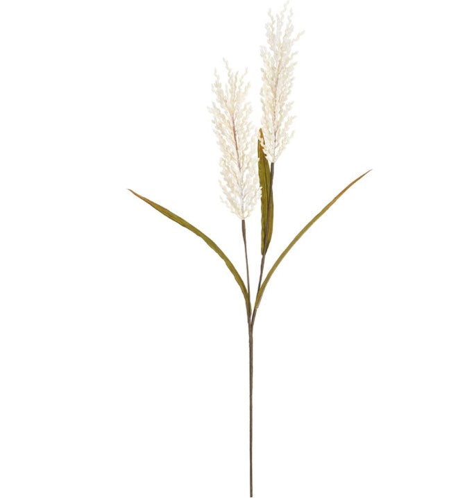 30in Fall Plastic Rice Spray CREAM