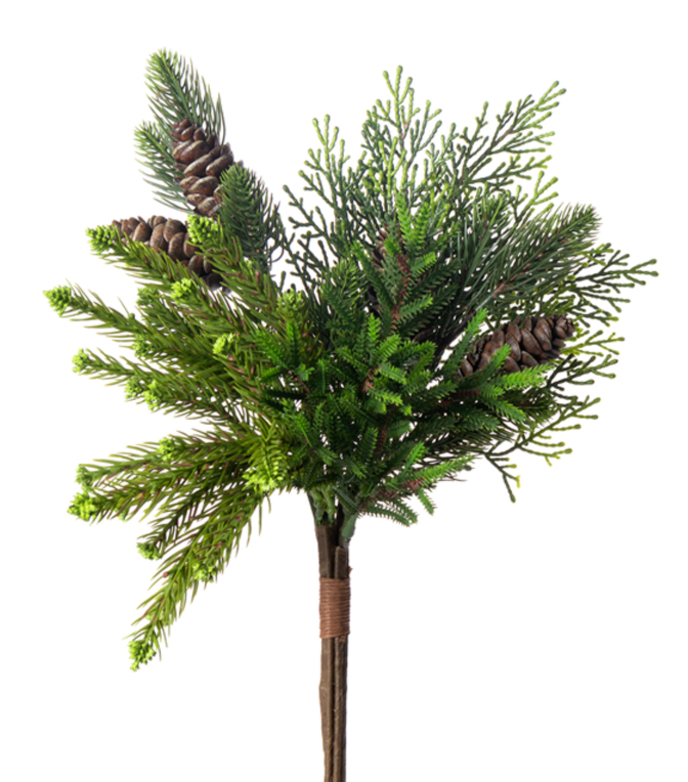 17in Mix Pine Bundle x5 - Premium Greenery for Wreaths, Arrangments and Home Decor CRI