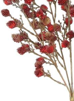 20in Burgundy Hops Spray - Premium Greenery for Wreaths and Home Decor Select Artificial