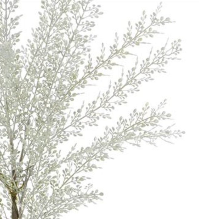 39in Grey (Sage) Mini Button Leaf Spray