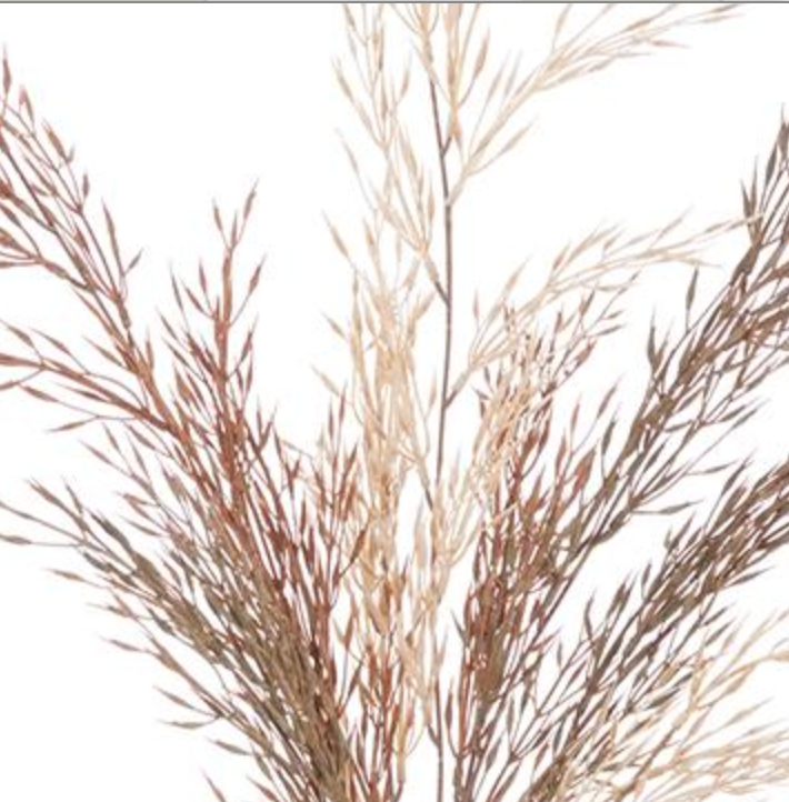 34in Beige Brown Grass Bundle x3 - xyz Premium Greenery for Wreaths, Arrangements and Home Decor