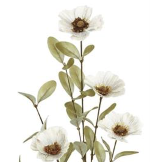 35in Beige Fall Cosmos Spray Select Artificial