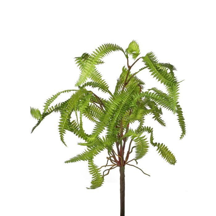 17in Leather Fern - Premium Artificial Greenery for Wreaths, Arrangement & Home Decor