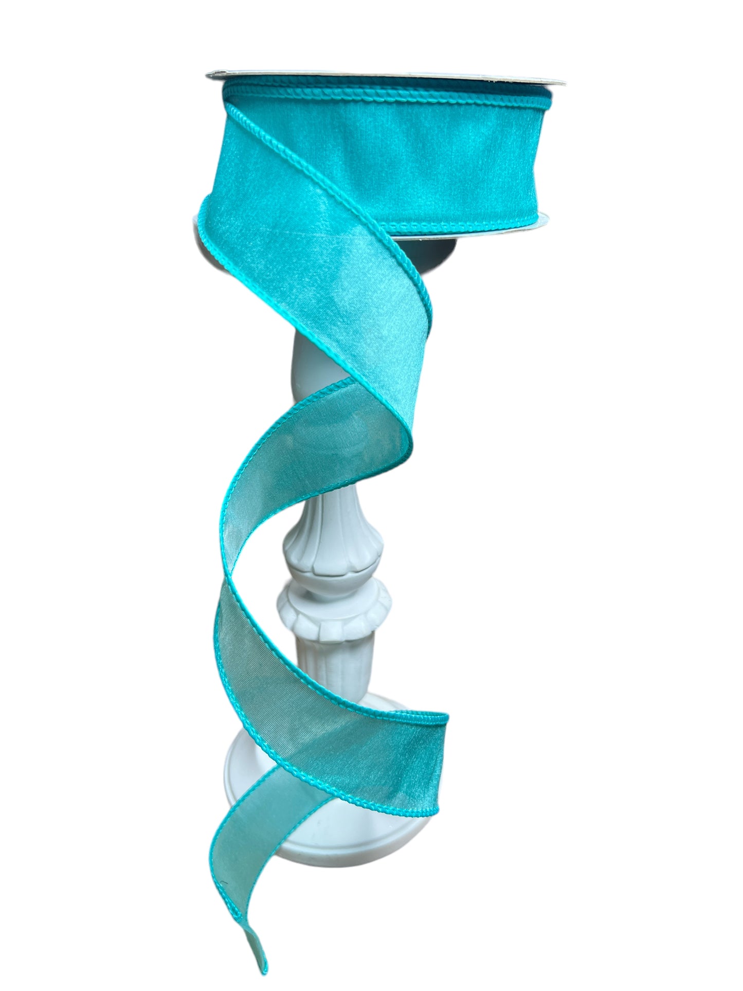 1.5inx10yd CATHER Aqua Ribbon