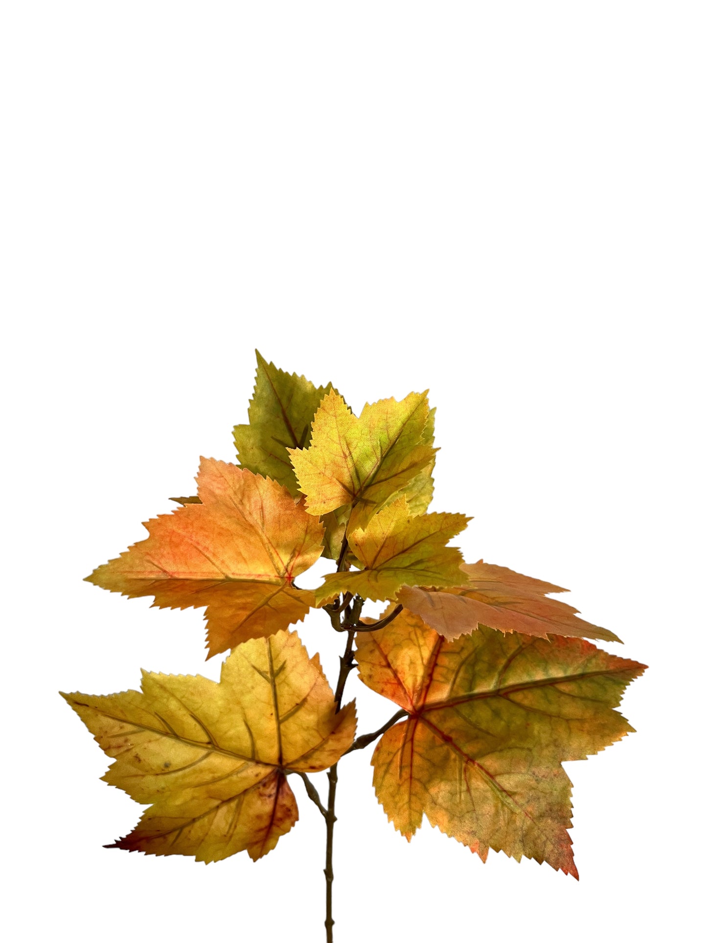 14in Fall/Autumn Maple Leaf Spray