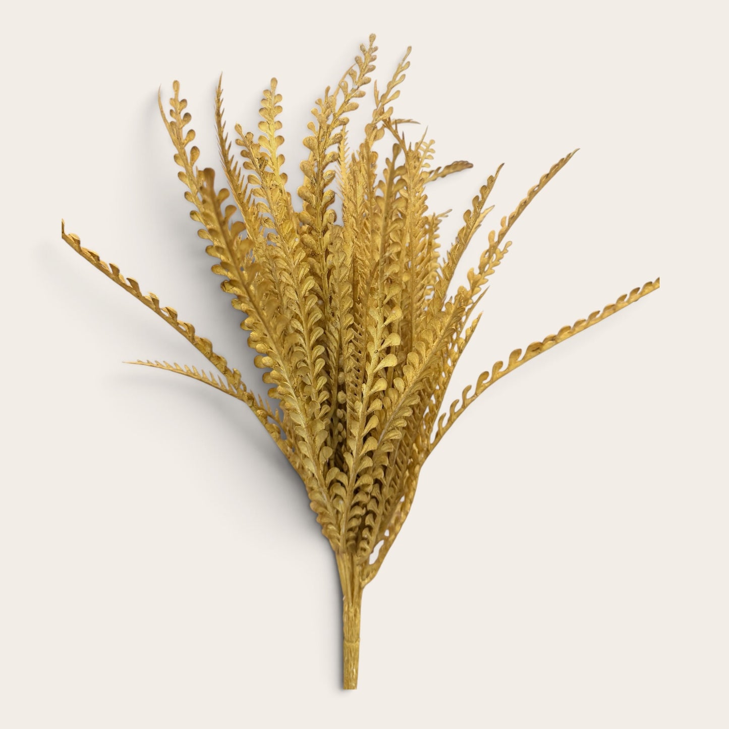20" Light Mustard Keel Harvest Grass Bush | Artificial Fall Foliage Stem Regency