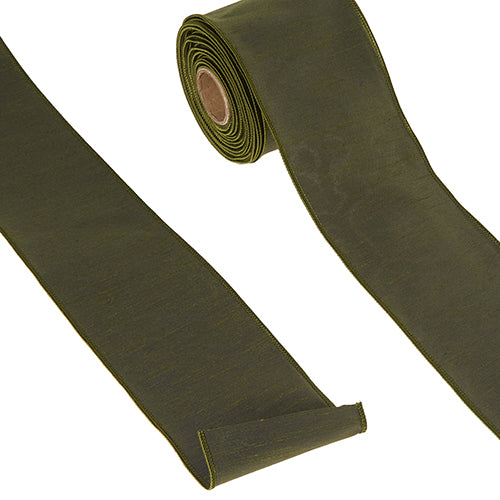 4inx10yd Green Satin Ribbon