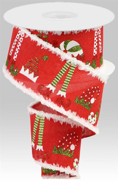 2.5 x10 Elf Legs & Hats on RED