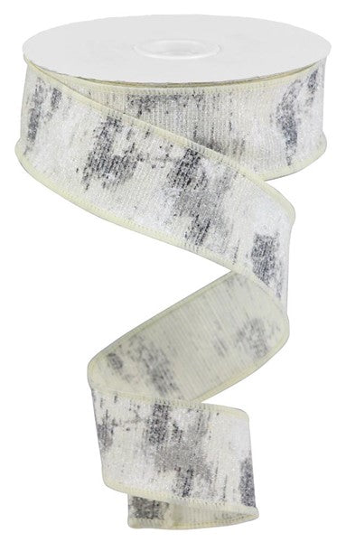 1.5x10 Glitter Birch Bark on Cotton