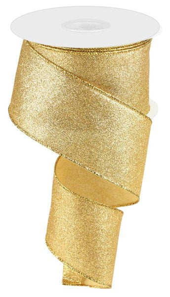 2.5x10 yard Shimmer Glitter GOLD