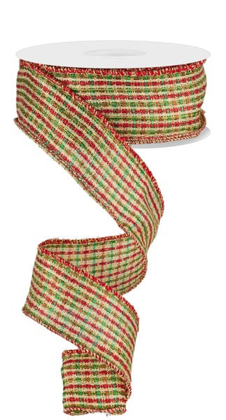 1.5in Woven Metallic Stripes Craig Bachman