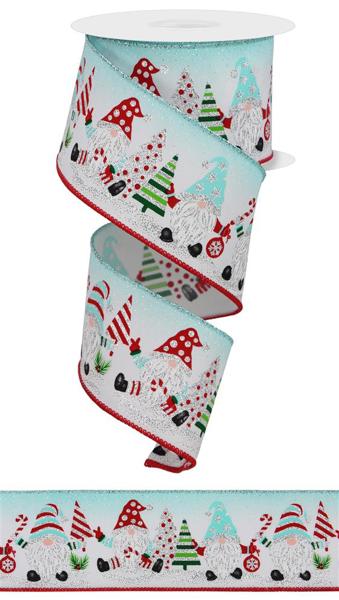 2.5inx10yd Gnomes in Snow Craig Bachman