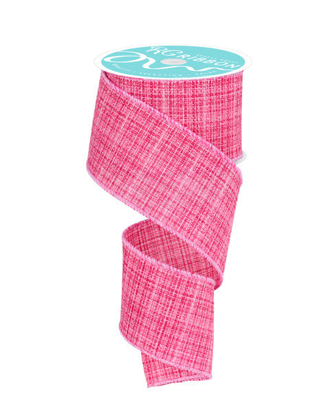 2.5inx10yd Cross Check DK PINK Ribbon