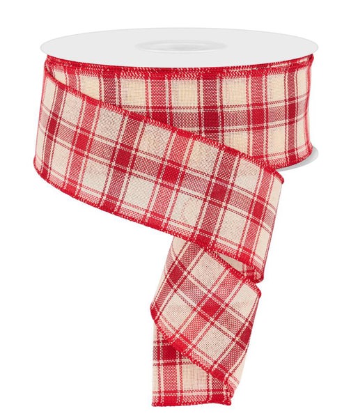 50 YD x 2.5in Woven Plaid Check