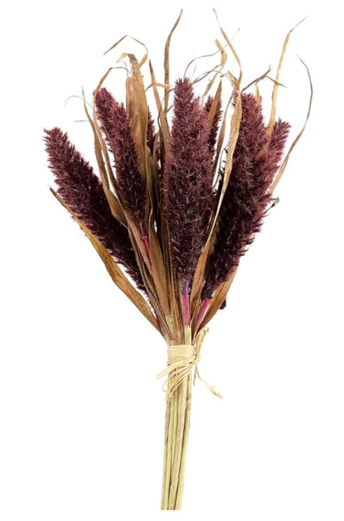 14in Autumn Tassel Weed Bundle x9
