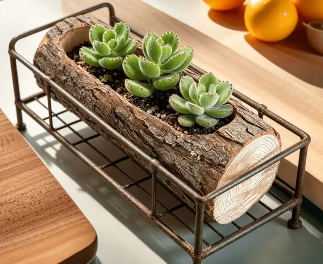 5x3in Small Log Container Brian Lane Designs