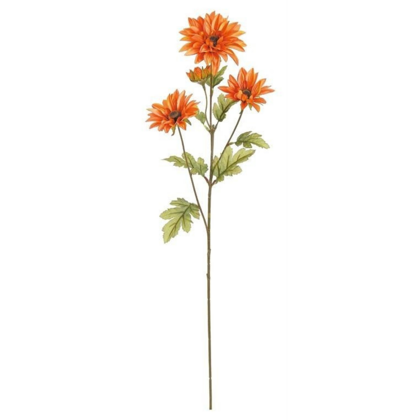 29in Daisy Mum w/bud x3 ORANGE