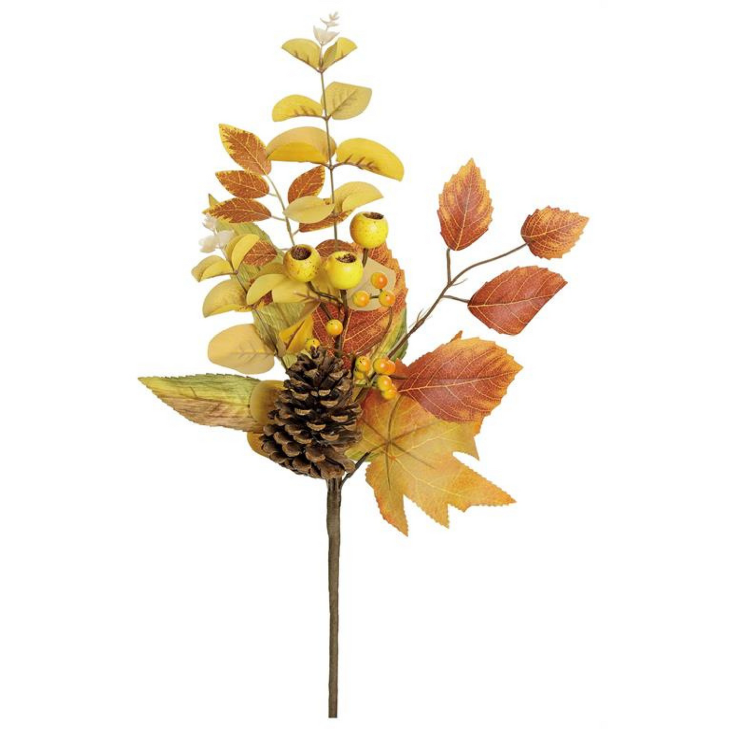 18in Pinecone & Crater Berries Select Artificial