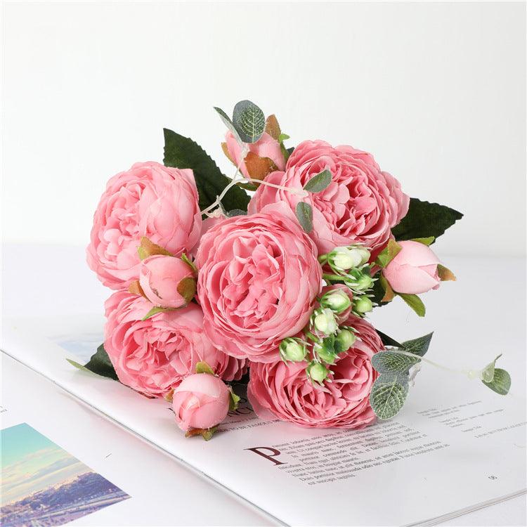 12in Peony Bush PINK