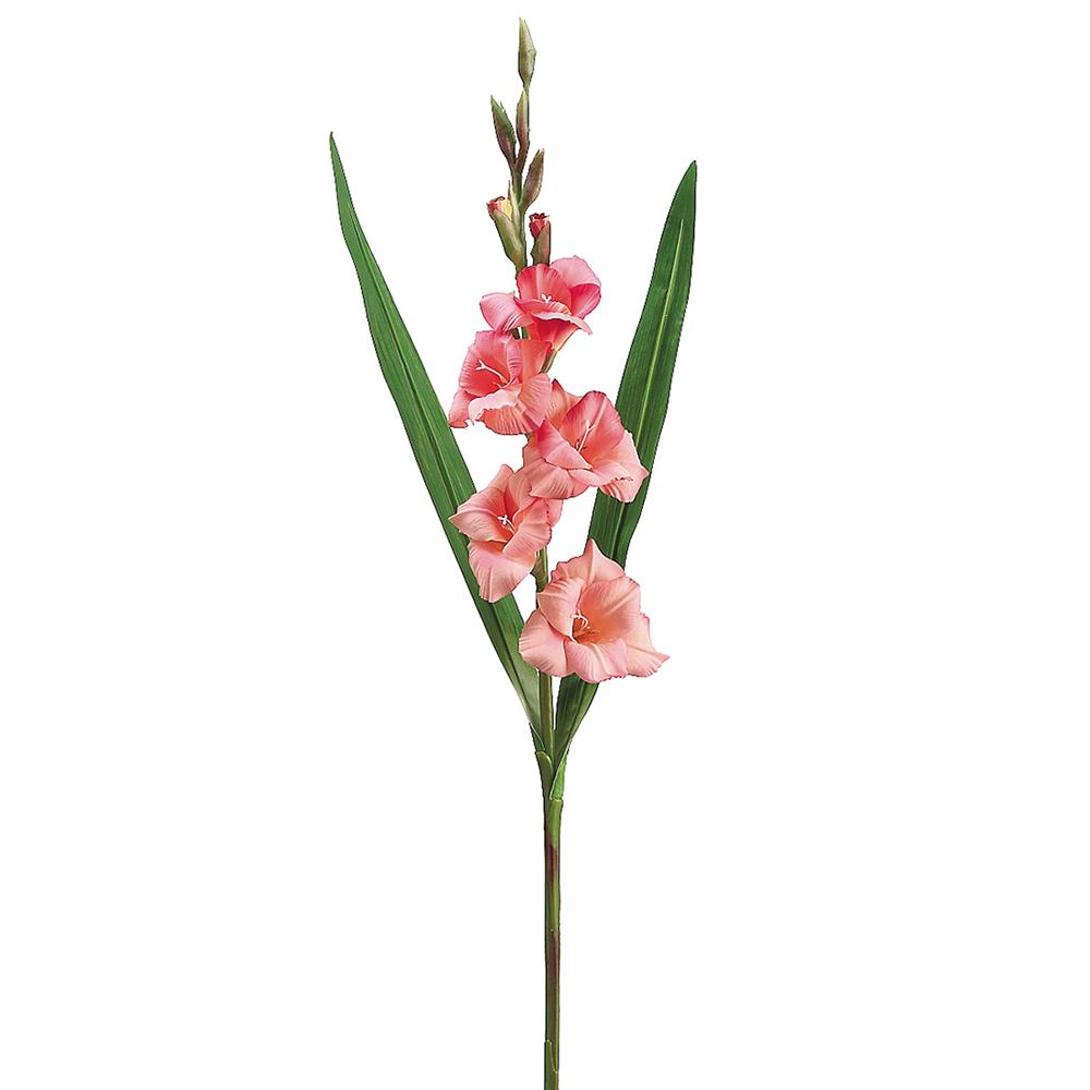 33in Gladiolus Spray PINK/CERISE