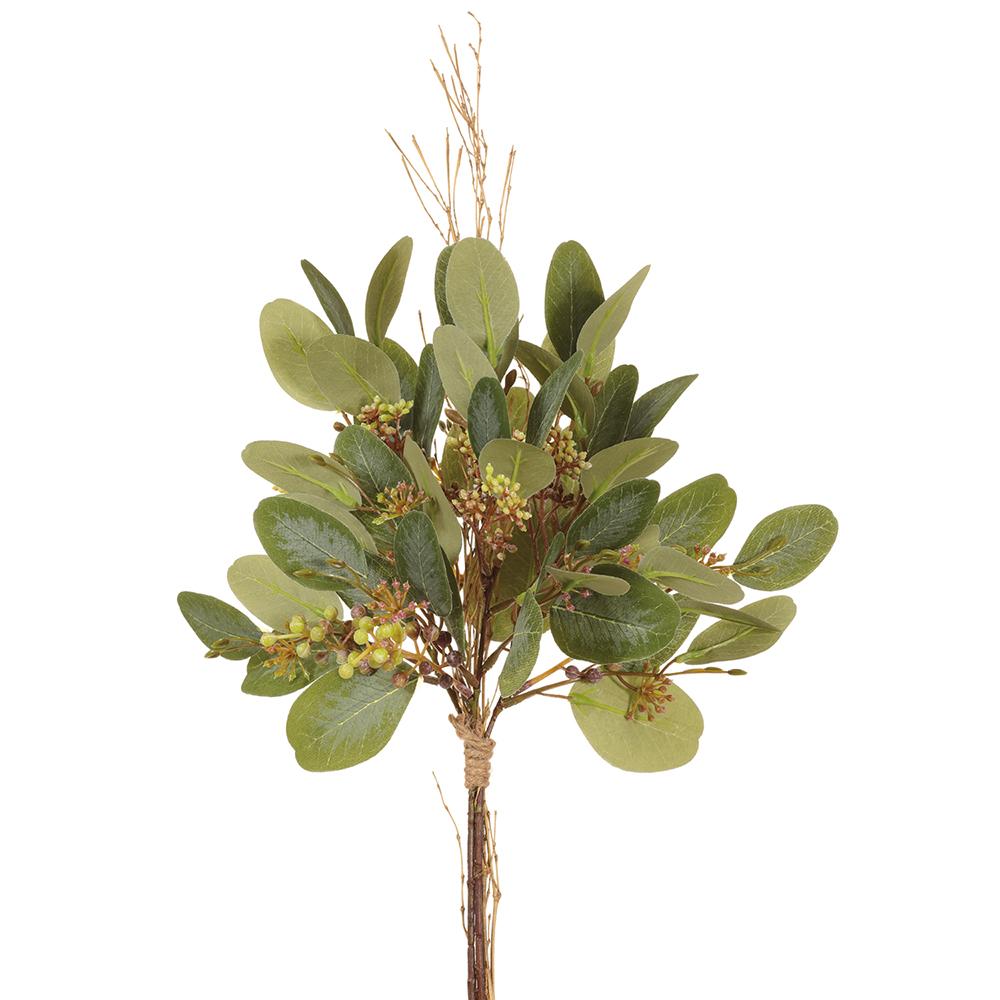 18in Seeded Eucalyptus Leaf Bundle