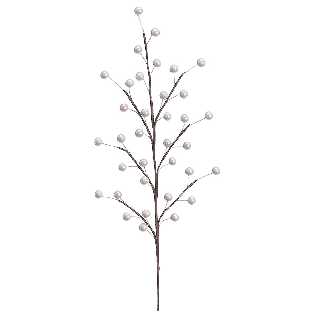 19in PEARL Berry Spray x35