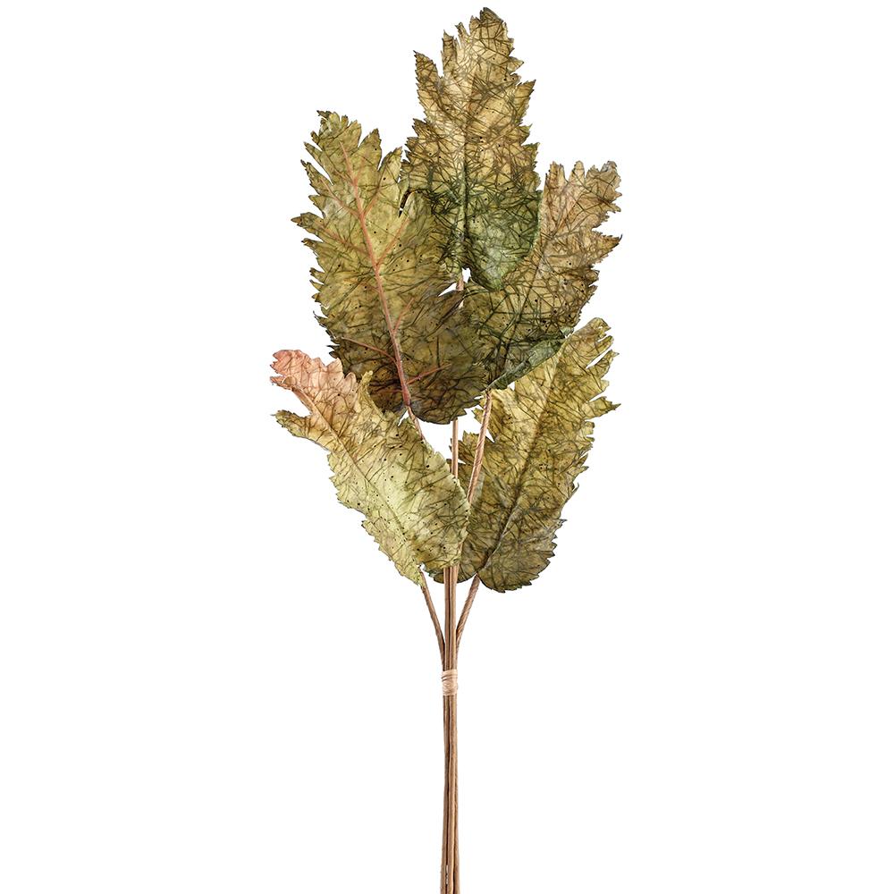 27in Fall Poppy Leaf Bundle FALL GREEN