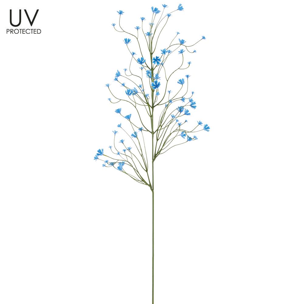 32in UV Blue Mini Wildflower Spray