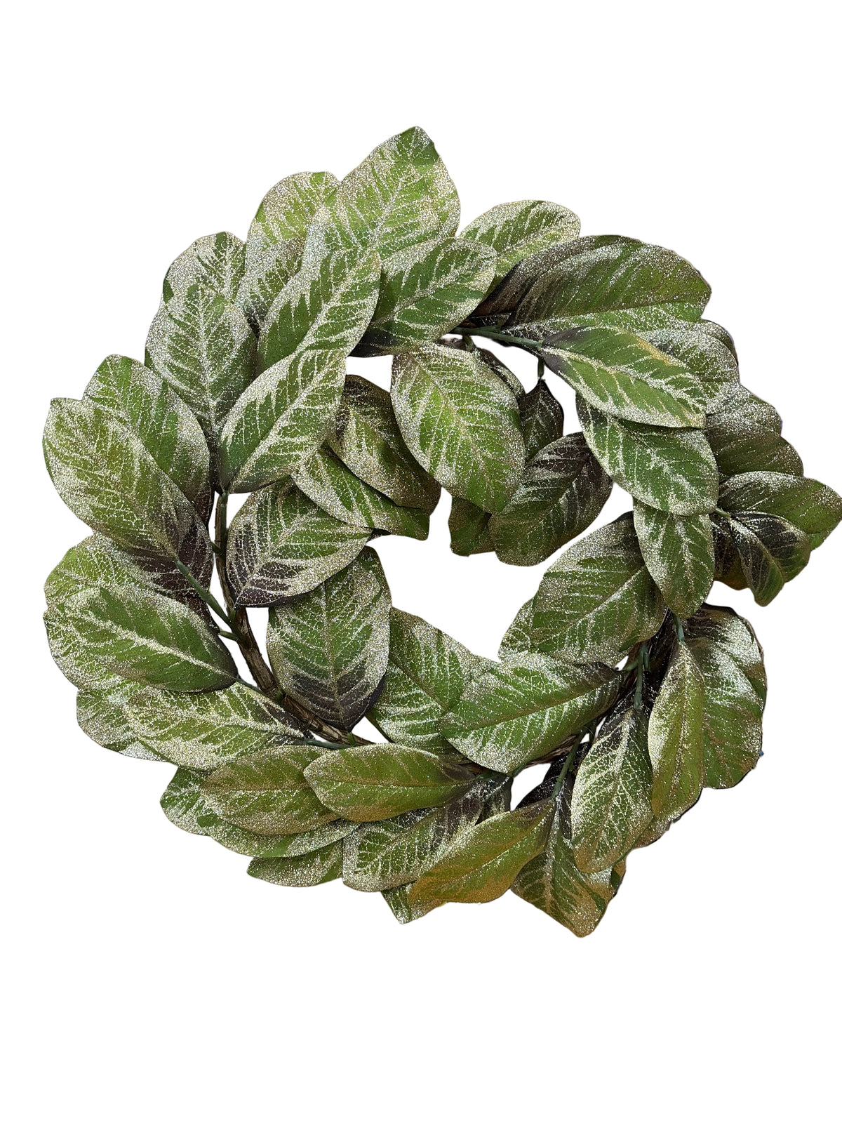 22in Green Gold Magnolia Leaf Wreath Frame - Premium Base for Wreaths Essentials