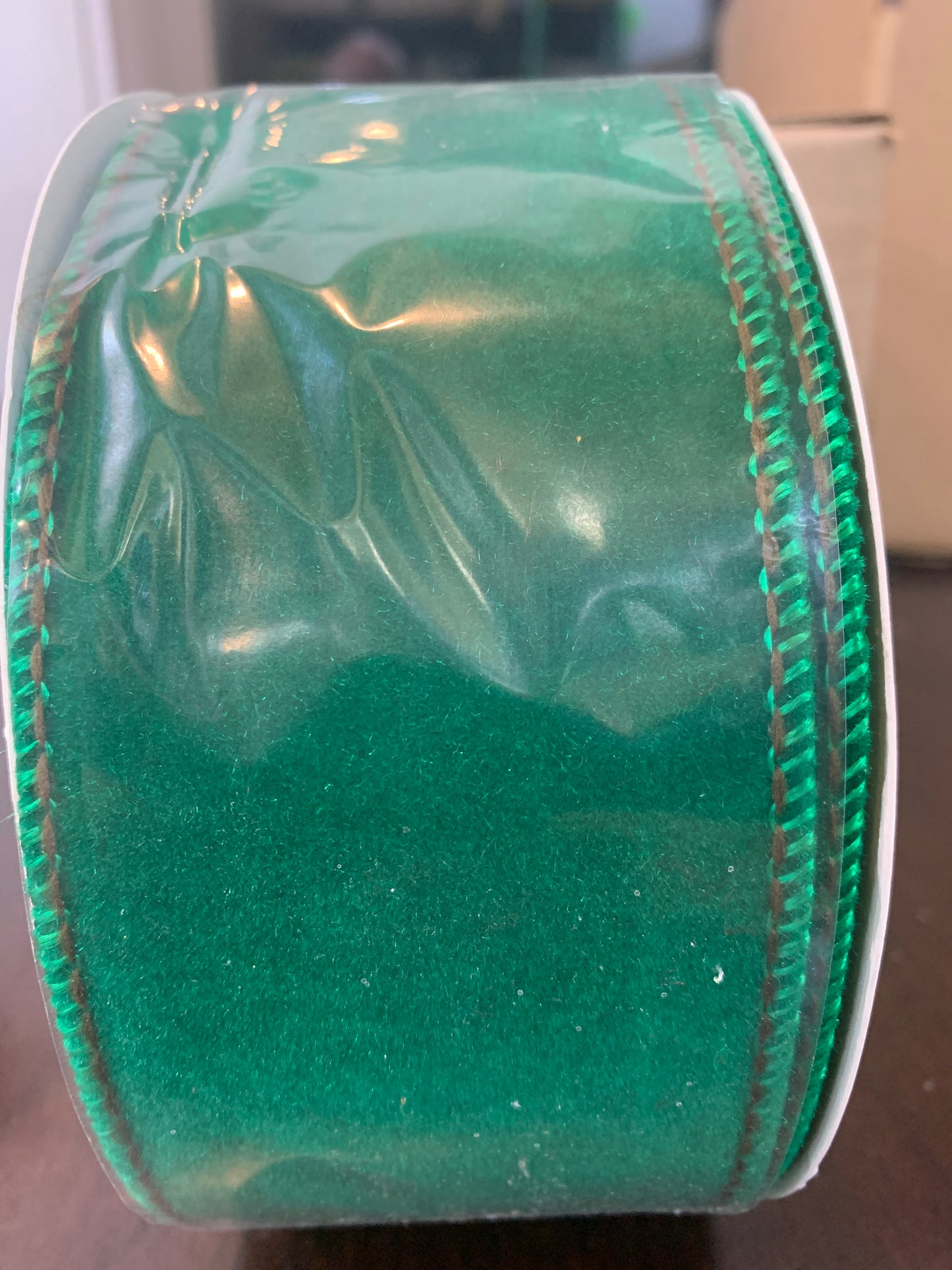 20YARDS x 2.5in Velvet GREEN